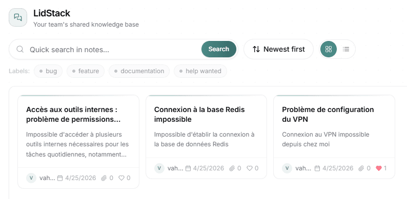 LidStack overview